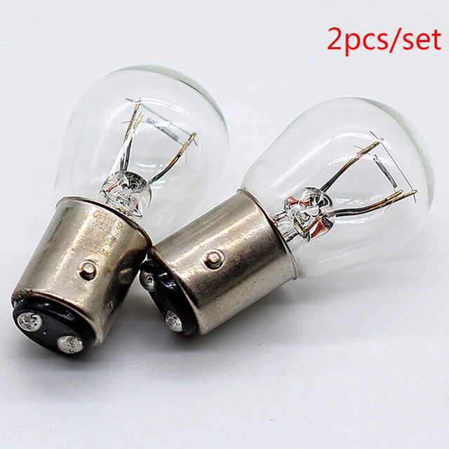 2x 1157 Bay15D 21/5W Lampadina Fermo Coda Arresto Freno Inverso Auto Gialla HYY*jy