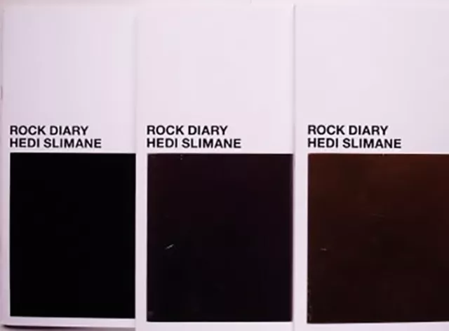 Hedi Slimane / Rock Diary  3 volumes Jrp/Ringeier/MUSAC  2008 2