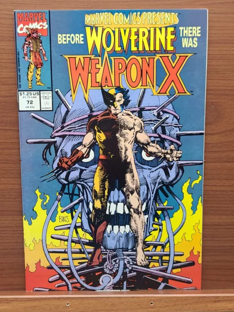 MARVEL COMICS PRESENTS 72 1st Weapon X 1988 Marvel Comics 9.2 NM- 3853