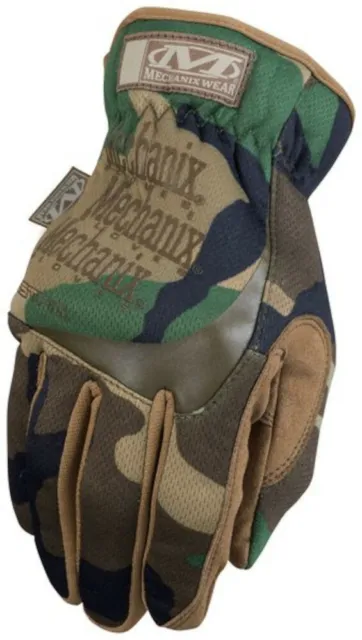 Mechanix Wear FastFit Handschuhe Woodland Camo Glove Airsoft Army Tactical