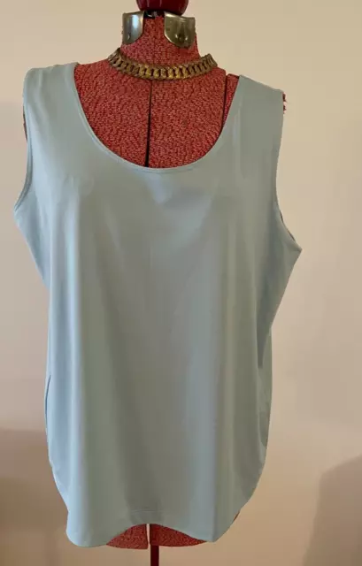 Chico's-Tank top-aqua blue-Size 3