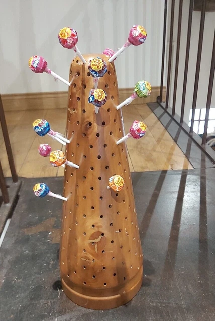 Présentoir En Bois Pour Cake Pops Et Sucettes - Support Rectangulaire Stable Pour Buffet, Fêtes, Événements