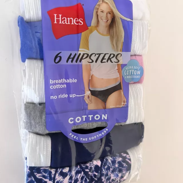 WOMENS 5PK COMFORT Fit Cotton Stretch Hipsters - Hanes Ultimate $13.96 -  PicClick