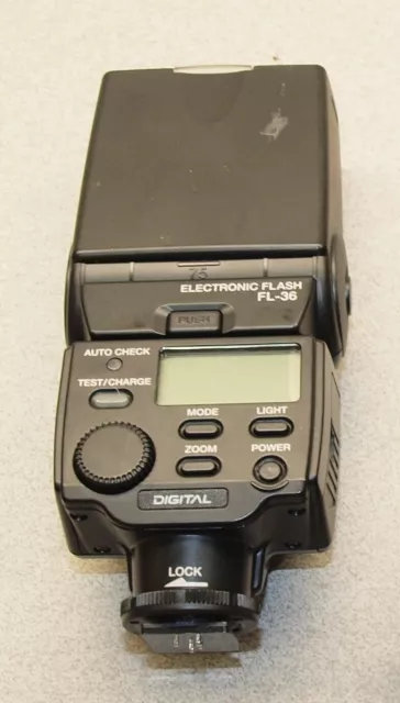 Olympus FL-36 Shoe Mount Electronic Digital Flash Modified