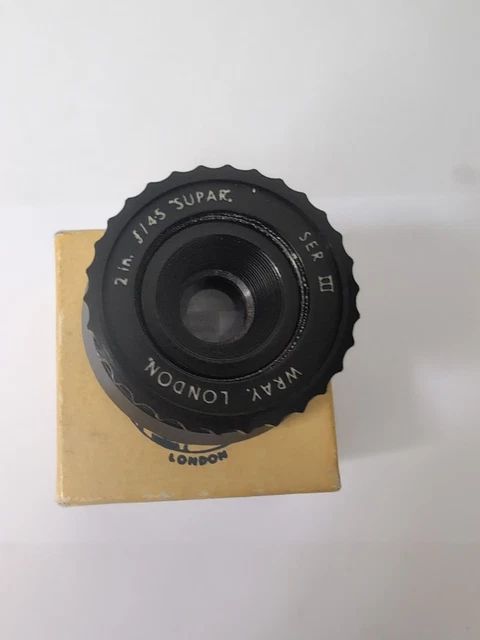 WRAY LONDON H.R. Lustrar f/8 Series II Lens *Scratched* £12.99