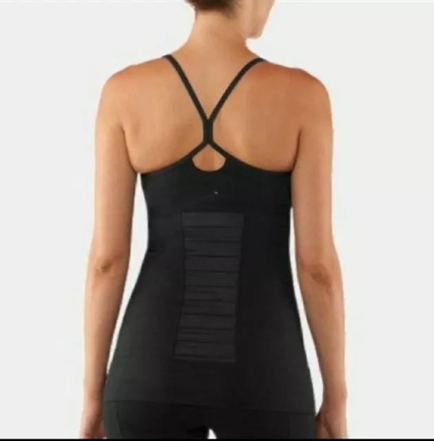 Under Armour Studio Lux Black Yoga Tank Sz L