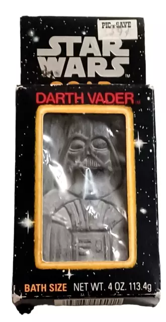 NOS Darth Vader Star Wars Vintage 1981 Bath Size Soap