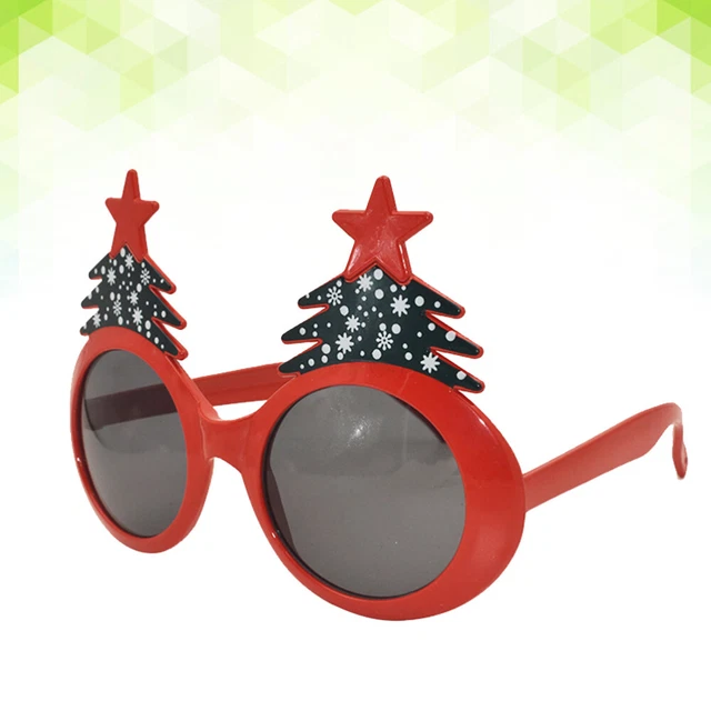 Party Favors Kids Christmas Tree Child Red Glasses Photo Props