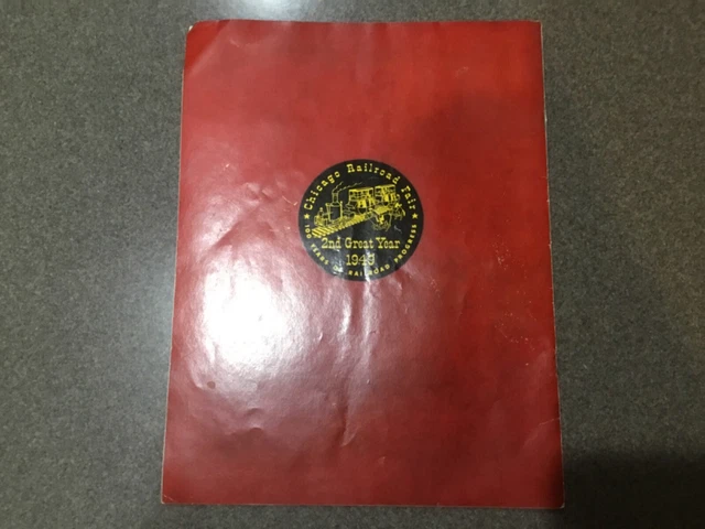 Chicago's Railroad Fair 1949 Official Guide Book and program Wheels a-Rolling 2