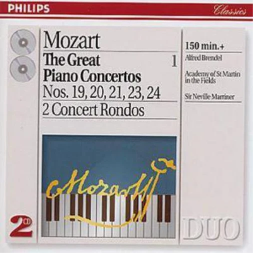 WOLFGANG AMADEUS MOZART Mozart The Great Piano Concertos CD Album wolfgang-amadeus-mozart-mozart-the-great-piano-concertos-cd-album