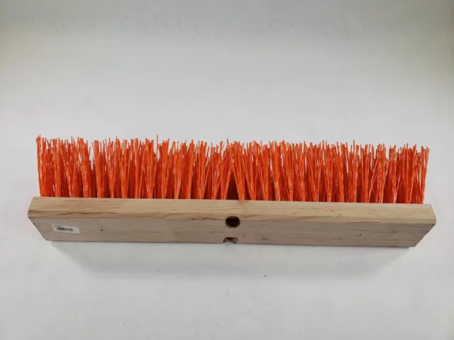 Carlisle 36112424 Orange 24 Inch Heavy Polypropylene Sweep Broom Head