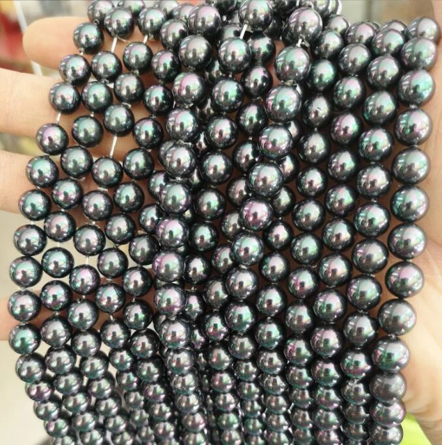 Wholesale 5pcs/package 6mm High gloss shell pearl loose bead