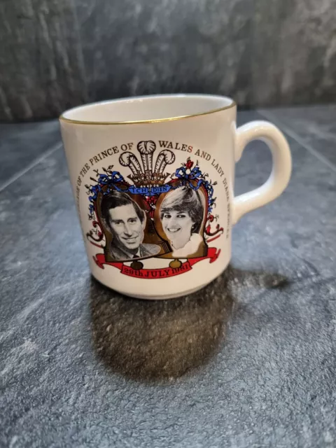 Royal Wedding Prince Charles and Lady Diana Commemorative Mug 1981