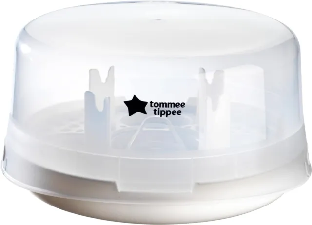 Tommee Tippee Microwave Steam Steriliser for Baby Bottles and Accessories, Kills