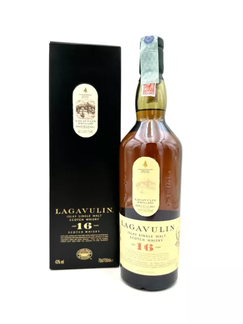 Lagavulin 16 Years Old Single Islay Malt Scotch Whisky - 0,7L 43% - Bottl. 2016