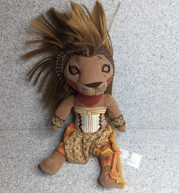THE LION KING Broadway Musical Simba Lion Plush Stuffed Animal Toy Doll