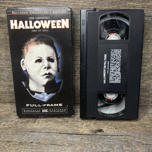 HALLOWEEN VHS RESTORED Collector's Edition Horror John Carpenter 1978