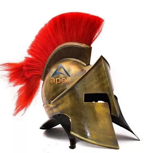 300 Movie Spartan King Leonidas Medieval Roman Helmet free Wooden helmet |