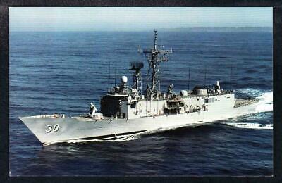 Guided Missile Frigate USS REID FFG-30 Navy Ship Postcard