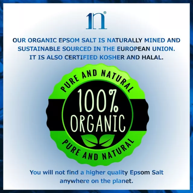 Epsom Salt Bath Salts Bucket Organic Food Grade Magnesium Sulphate Medical Grade 3