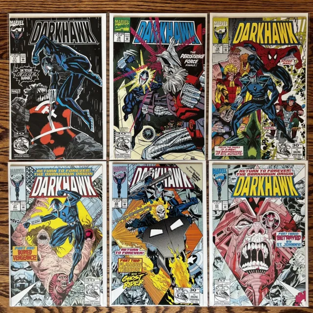 DARKHAWK Marvel Comic Book Lot. 17, 18, 19, 21-28. 1992 1993. NM Key