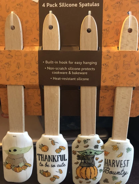 Star Wars The Mandalorian Baby Yoda 4 Piece Spatula Set = Grogu