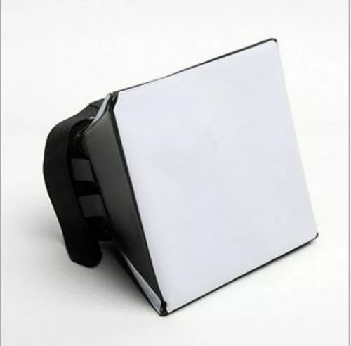 Foldable Box Flash Diffuser Dome For Canon For Nikon For Sony Pentax Vivitar