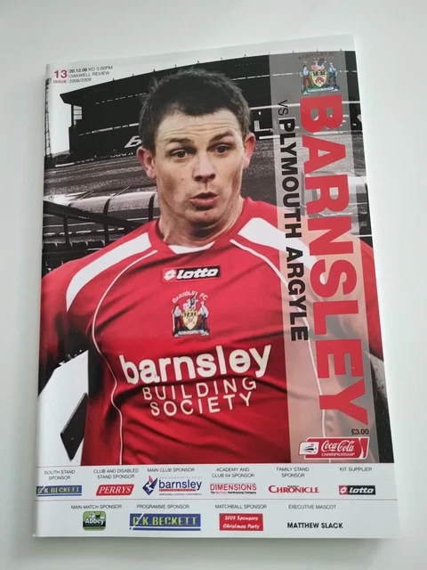 Barnsley v Plymouth Argyle Championship 2008-9
