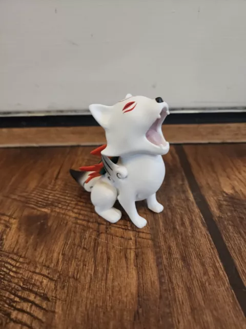 Okamiden Chibiterasu VERY RARE Wolf Vinyl Figure Exclusive Okami Den