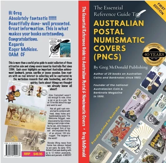 Greg McDonalds Australian Postal Numismatic Covers (PNC) guide 2023 1st edition