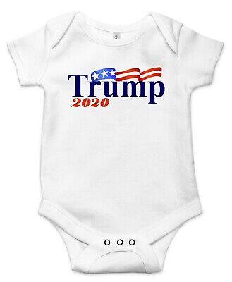 Donald Trump 2020 Political Gift Cute Infant Fun Message Baby Novelty Bodysuit