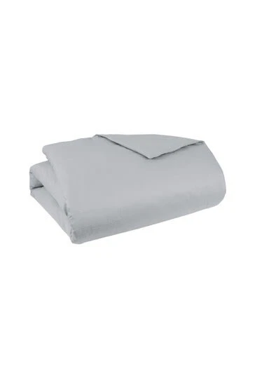 Single Hugo Boss Duvet Cover Loft Grey Cotton Jacquard Sateen 300 Thread Count