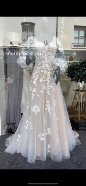 Size 16 wedding deals dress street size
