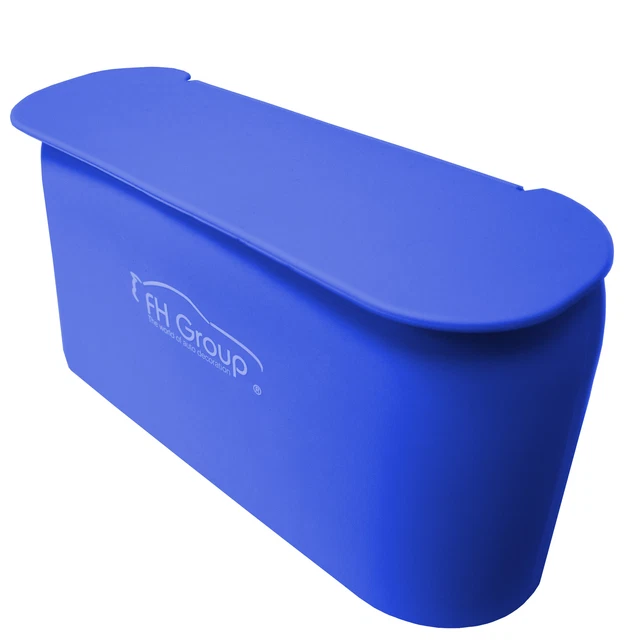 FH Group Multi-Usage Étanche Portable & Durable Silicone Poubelle - Bleu