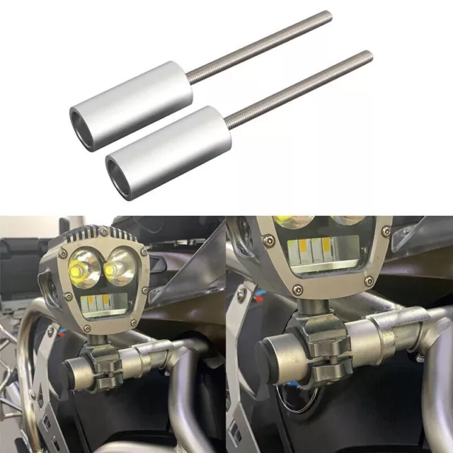 Supporto fari supplementari per BMW R 1200 GS ADV 14-18 R1250 GS ADV 18-21 SIL