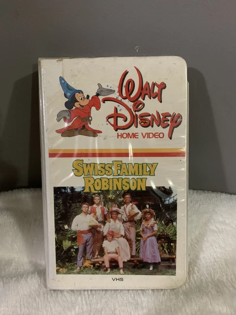 NEW SWISS FAMILY Robinson Walt Disney Home Video VHS ClamShell RARE ...