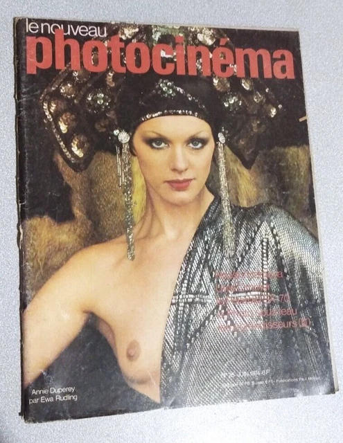 Le Nouveau Photocinéma, No:25, Juin 1974; Annie Duperey Uwe Ommer Hiroshi Hamaya