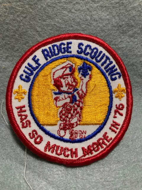 (103) Boy Scouts -  '76 Gulf Ridge Scouting patch