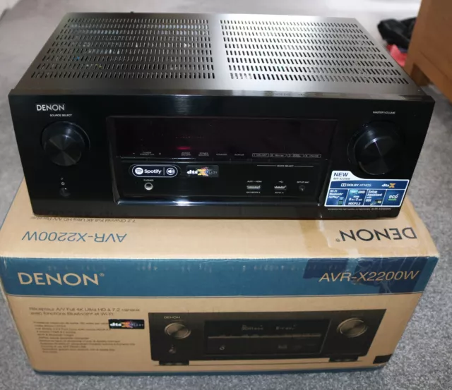 DENON AVRX2200W INTEGRATED Network Av Receiver £49.99 PicClick UK