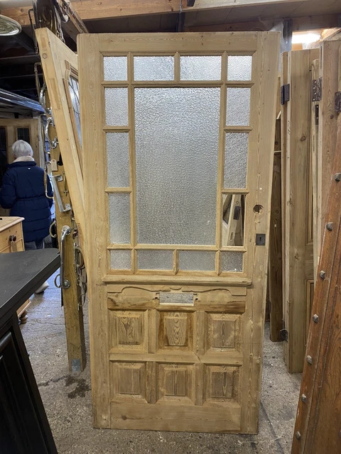 Victorian glazed front door