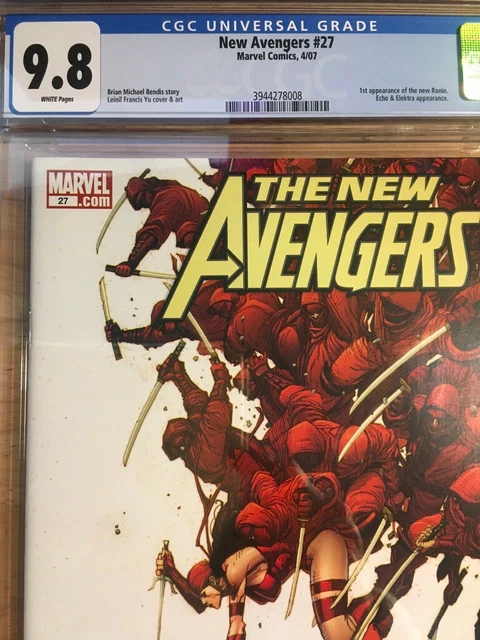 New Avengers #27 (2007) CGC 9.8 (NM/MT) 1st Appearance of Ronin - Marvel 2