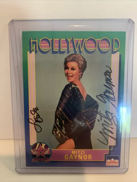 Starline Hollywood Autograph Card #74 MITZI GAYNOR South Pacific Actress 1991