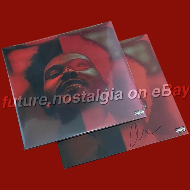 THE WEEKND AFTER HOURS Deluxe Edition Clear Red Splatter 2LP & SIGNED ...