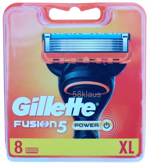 Gillette Fusion5 Power Sortiment an Rasierklingen 4 8 12 16 20 24 32 40 - 64