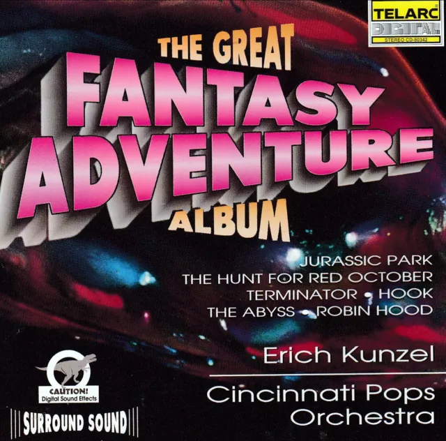 THE GREAT FANTASY ADVENTURE ALBUM Erich Kunzel CD Movie Soundtracks