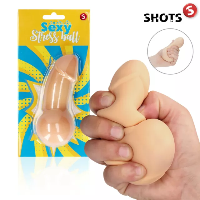 S-Line Palla Anti-Stress forma pene Sexy Dick Shape Stress Ball Penis antistress