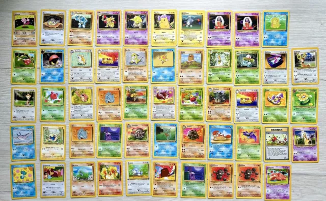 Pokemon Vintage Karten 1st Edition Base Set Fossil Dschungel Sammlung Lot TCG