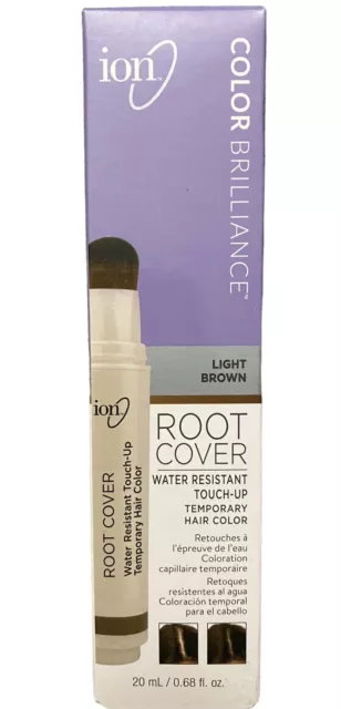 Ion Color Brilliance Root Cover Temporary Hair Color 0.68 fl oz Light Brown New