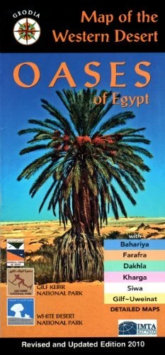 CARTE DES OASIS désertiques occidentales d'Égypte EUR 16,15 - PicClick FR