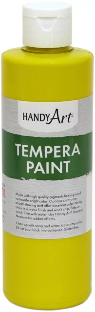 Handy Art Tempera Paint 8oz-Yellow